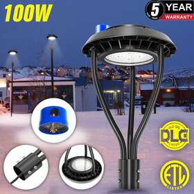Ng-pta-100w Kukuppo 100w Led Post Top Lights Outdoor Yard Street Garden Driveway Lamp With Photocell