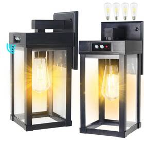 Xhy-2206 Kuniwa Solar Wall Lights Outdoor Sconce With 3 Lighting Modes Dusk To
