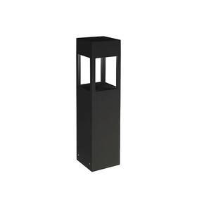 Eb3024-bk-unv Kuzco Sonoma 24 Inch Led Exterior Bollard Black/clear High Impact -