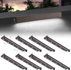 Hl-12-8 Kwinmyso 8-packs 5w 12inch Led Hardscape Paver Lighting 12v Ac/dc Low Voltage Retaining