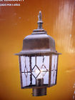 L02222br Portfolio Lamp Post Fixture Outdoor Garden Patioyard Lantern 725916034405