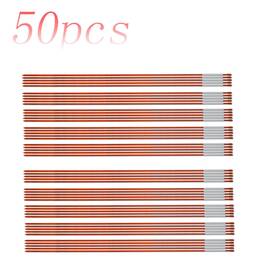 Law41448 Labwork Orange Reflective Markers Driveway Snow Stakes 5/16 Inch Diameter 48in 50pcs