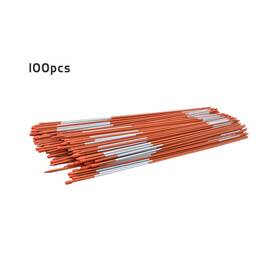Law75258 Labwork 100pcs Driveway Markers Snow Stakes Reflective Diameter 5/16 Inch Durable