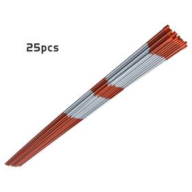 Law75264 Labwork 25pack 6ft Reflective Markers 5/16 Inch Diameter Driveway Snow Stakes Orange