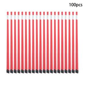 Law75312 Labwork 100 Pack 48 Inch Reflective Driveway Markers Fiberglass Poles Red Plowing Stakes