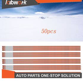 Tl6908q Labwork Orange Reflective Marker Driveway Snow Stake 50pcs 5/16 Inch Diameter