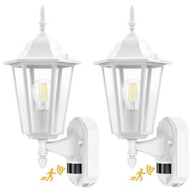 0024-wu-se-2p-wus Lamomo 2 Pack Motion Sensor Outdoor Lights Upgrade Dusk To White