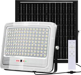 Lt200-1 Lamptec 4000w Solar Flood Lights Outdoor Powered Outside Street Light Dusk To