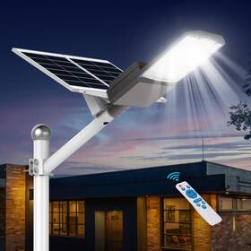 Ft-500w Langy 739804534670 Solar Street Lights Outdoor 3000w 350000lm Dusk To Dawn Security Wate