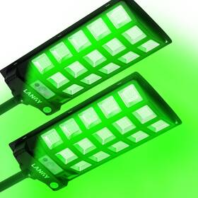 Langy 761709634667 2pack Hog Lights 12000lm Waterproof Green Light For Night Hunting With