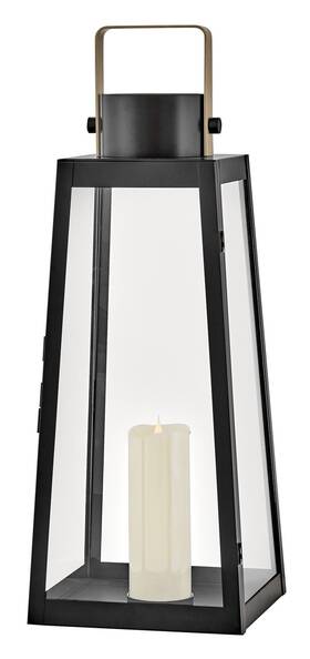 82312bk Lark 82312 Hugh 28 Inch Tall Portable Outdoor Led Lantern - Black
