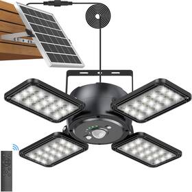 Latband 721678698374 Solar Pendant Light Outdoor Indoor Powered Motion Sensor Shed 144