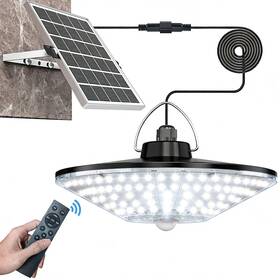 Latband 767461533279 Solar Shed Light 198led 1200lm Powered Motion Sensor 5 Modes Rem