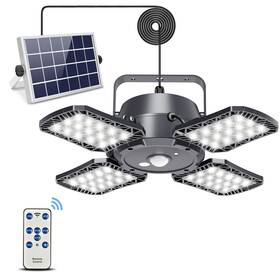 Latband 769044862776 Solar Pendant Lights Outdoor Indoor With Remote Control Powered Shed Ligh