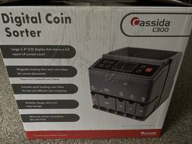 C300 Latband Cassida Professional Usd Coin Counter Sorter And Wrapper/roller 300 With