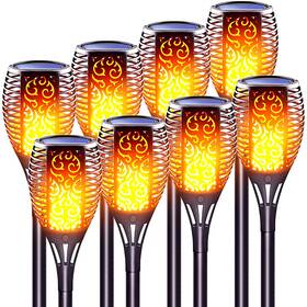 Lazybuddy 743031174097 Solar Lights Outdoor Large Size Torch Light With Flickering Flame Ip6