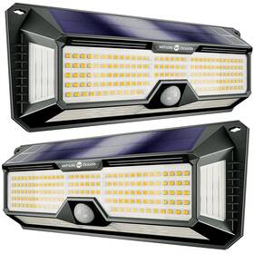 Lazypro 850008992599 Solar Outdoor Wall Lights 298 Led Powered Waterproof Motion S