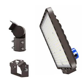 Led1514 Ledmo 1pack 52500lm Led Parking Lot 350w-1pack-wall Or Pole Mount Brown