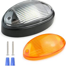 Leisure Led 630991282217 Rv Exterior Porch Utility Light Oval 12v 300 Lumen Lighting Fixture Replacem