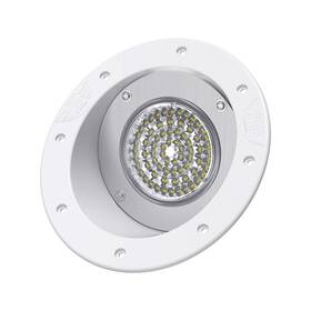 1100 Leisure Led 850026878608 Rv Exterior Round Flood Porch Utility Light - White 12v Lume