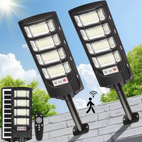 Dls-bm001 Lendro Solar Flood Lights Outdoor Led 2 Pack Street Waterproof