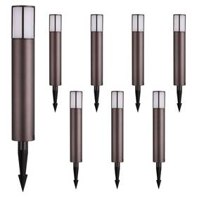 D-45263 Leonlite 8 Pack Led Bollard Pathway Lights 5w Low Voltage Selectable