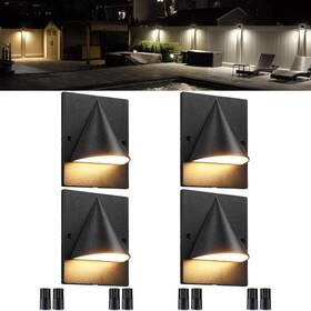 E-15425 Leonlite 4 Pack 3cct Low Voltage Led Deck Lights Outdoor 12-24v Ac/dc Fence