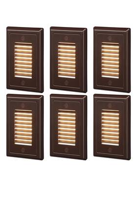St1sllo-sds3d30h-brn-xx Leonlite 6-pack 120v Led Step Lights Dimmable 3000k Warm White Oil Rubbed Bronze Dim