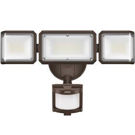 005-sl-153ac-br Lepower 45w Flood Lights Motion Sensor Outdoor 4800lm Led Security Light Dus