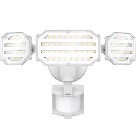 005-sl-n203ac-wh Lepower 48w Led Security Lights 5200lm Motion Sensor Flood Outdoor De