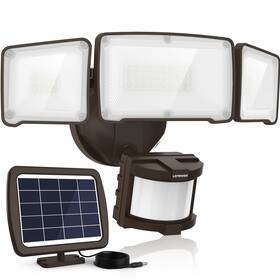 005-sl-n934dc-br Lepower 1600lm Led Solar Security Lights Motion Outdoor 5500k White Light Ip65 Wate