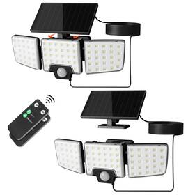 Pr640005-dw-2 Lepro Solar Security Lights - Outdoor Motion Sensor 2 In 1 Remote Control Ip65 Wa