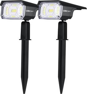 Ip65 Lerekam 445044432449 Solar Spot Lights Outdoor Waterproof 40 Leds Landscape Spotlights Us