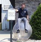 Lexan36 Globe Lexan Foggy Clear Sphere Unbreakable Polycarbonate Hole