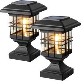 Tr-post01 Lffital Solar Post Lights Outdoor Cap Deck Fence For 4x4 5x5