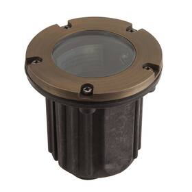 Lbe-202-ab Liberty Landscape Lighting 858444006085 12v Cast Brass Well/in-ground Light - Led