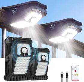 Solar-004 Lifengsoler 2 Pcs Solar Motion Sensor Lights Outdoor Clip On Waterproof