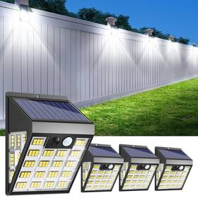 Xbd-4 Lifengsoler Motion Sensor Lights Outdoor 500lumens 3-side Solar With 160l