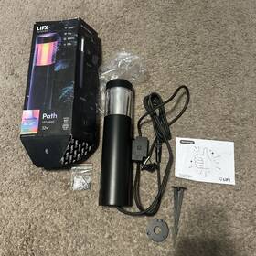 Lifx 347403004886 Low Voltage Black Rgb Led Smart Landscape Path Light As-is For Repair