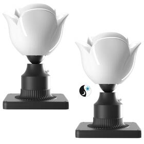 Lopl-01 Lightdot 2 Pack Outdoor Lamp Post Light Fixture Dusk To Dawn - Outside Posts Outd