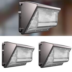 Wpm-17-468-n Lightdot 2pack 200w Led Wall Pack Lights - 30000lm 150lm/w Brown