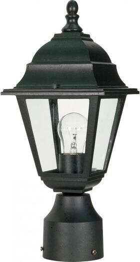 Lighting 60/548 Outdoor Post Lantern 14 X 6 Inches 60 Watts/120 Volts Black