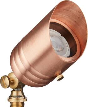Bdl-150-4-ccp-zon Lighting Fat Boy 12v Solid Copper Outdoor Spotlight For Low Age Landscape Of Yar
