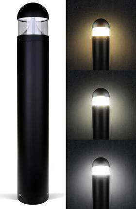 3cct Lighting Labs Bd40/a/20/8345 Lightinglabs Led Bollard Landscape 20 Watts 40 Inch 3000/4000/5000k