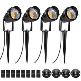 Lightingwill 744702382315 5w Led Landscape Lights Warm White 3000k-3500k Waterproof Dc 12v Cob Ou