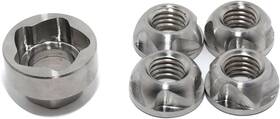 Lightronic 445037644699 M6 Stainless Steel Anti-theft Locking Nuts - Premium Security Solutio