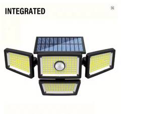 Zh-024l Lihangstar 283-led Solar Outdoor Motion Sensor Light Remote Control 3-mode Floodlight