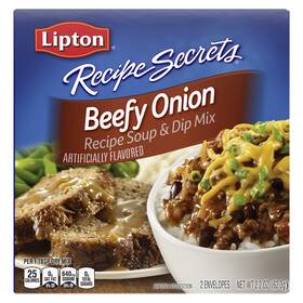 Lipton 041000004087 Pack Of 4 Recipe Secrets Soup And Dip Mix For A Delicious Meal Beefy