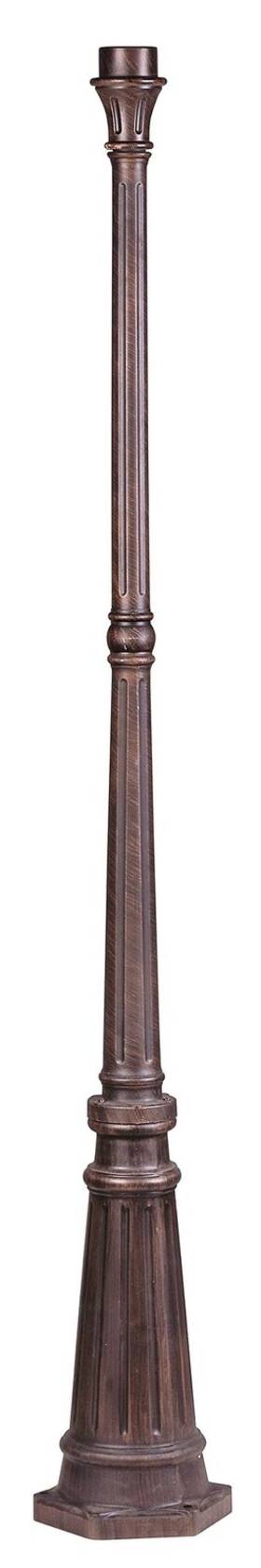 7709-58 Livex 847284013292 Lighting Outdoor Cast Aluminum Post Imperial Bronze