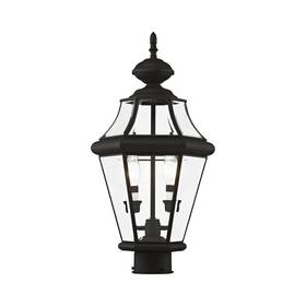2264-04 Livex Lighting Georgetown - 2 Light Outdoor Post Top Lantern In Traditional Style 10.25